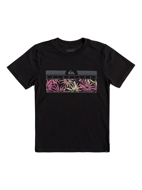 quiksilver, Boy's 2-7 The Jungle Tee, BLACK (kvj0) 0 Boy's 2-7 The Jungle Tee Black AQKZT03428 Quiksilver