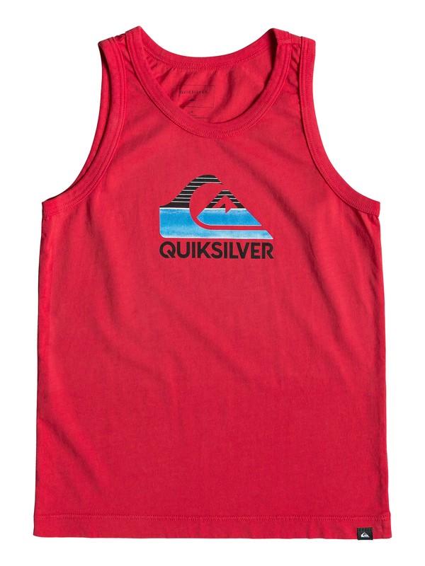quiksilver, Boy's 2-7 Waves Ahead Tee, HIGH RISK RED (rqc0) 0 Boy's 2-7 Waves Ahead Tee Red AQKZT03444 Quiksilver