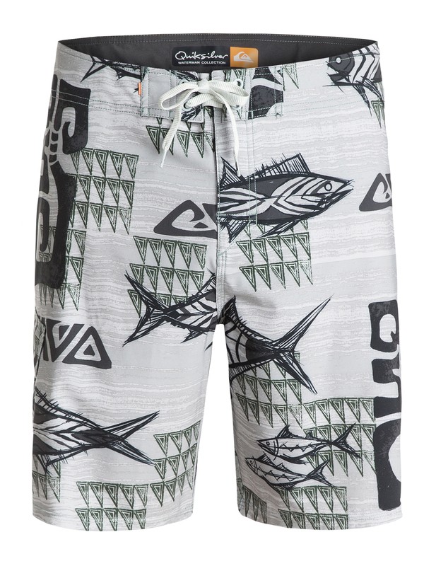 quiksilver, Men's Downwind 19" Boardshorts, CONCRETE (sgr0) 0 Men's Downwind 19" Boardshorts AQMBS03036 Quiksilver