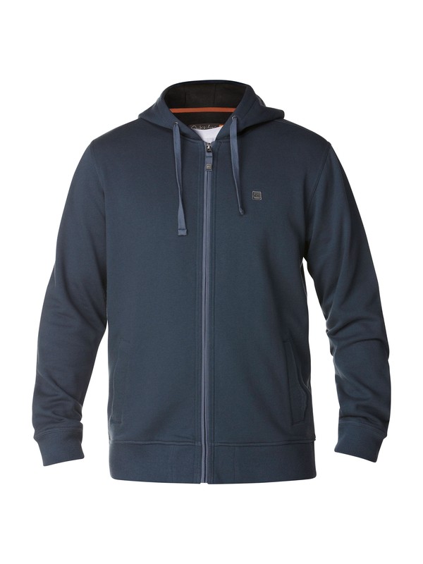 quiksilver, Men's Sandpiper Zip Hoodie, MIDNIGHT BLUE (bsl0) 0 Men's Sandpiper Zip Hoodie AQMFT03001 Quiksilver