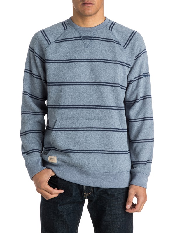 quiksilver, Men's Sano Sweatshirt, ESTATE BLUE (bsw0) 0 Men's Sano Sweatshirt AQMFT03014 Quiksilver