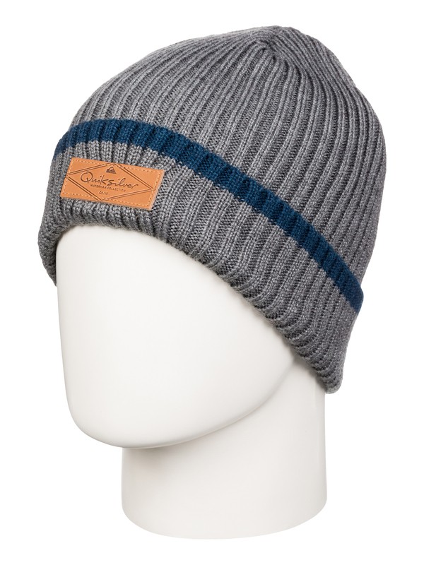 quiksilver, Men's Bluebird Beanie, CARBON (kpg0) 0 Men's Bluebird Beanie AQMHA03033 Quiksilver