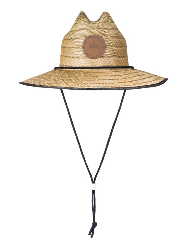quiksilver, Waterman Dredge Straw Lifeguard Hat, NATURAL (yef0) 0 Waterman Dredge Straw Lifeguard Hat Amarillo AQMHA03057 Quiksilver