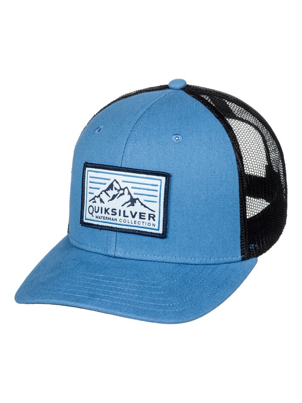 quiksilver, Waterman Bilge Hopper Trucker Hat, PARISIAN BLUE (blg0) 0 Waterman Bilge Hopper Trucker Hat AQMHA03071 Quiksilver