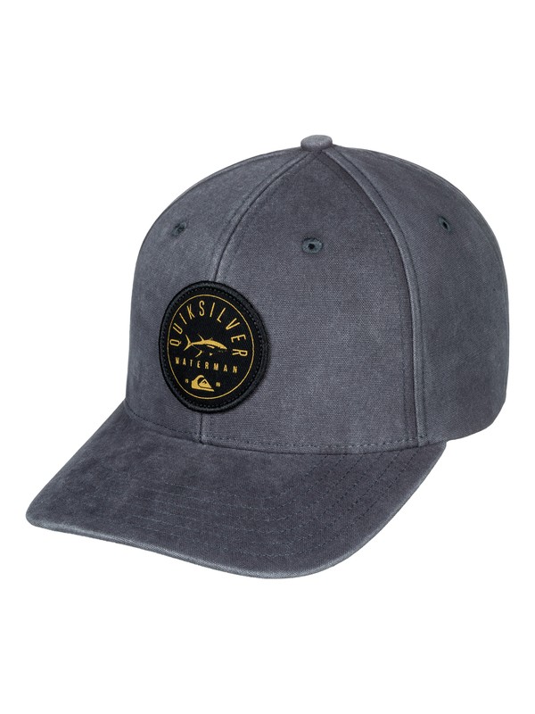 quiksilver, Waterman Sail Away Snapback Hat, DARK SHADOW (krp0) 0 Waterman Sail Away Snapback Hat AQMHA03074 Quiksilver
