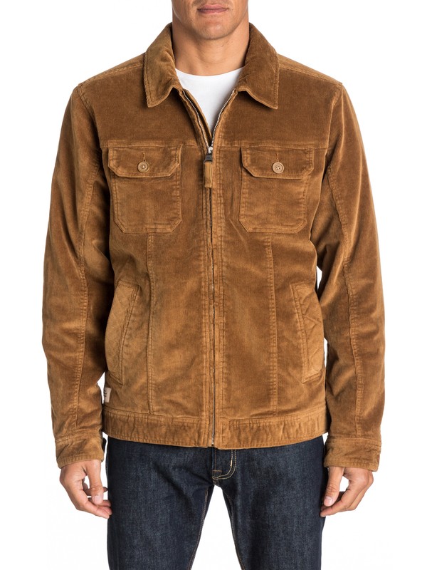 quiksilver, Waterman Santa Cruz - Giacca di velluto, COCONUT (czk0) 0 Waterman Santa Cruz - Giacca di velluto AQMJK03003 Quiksilver