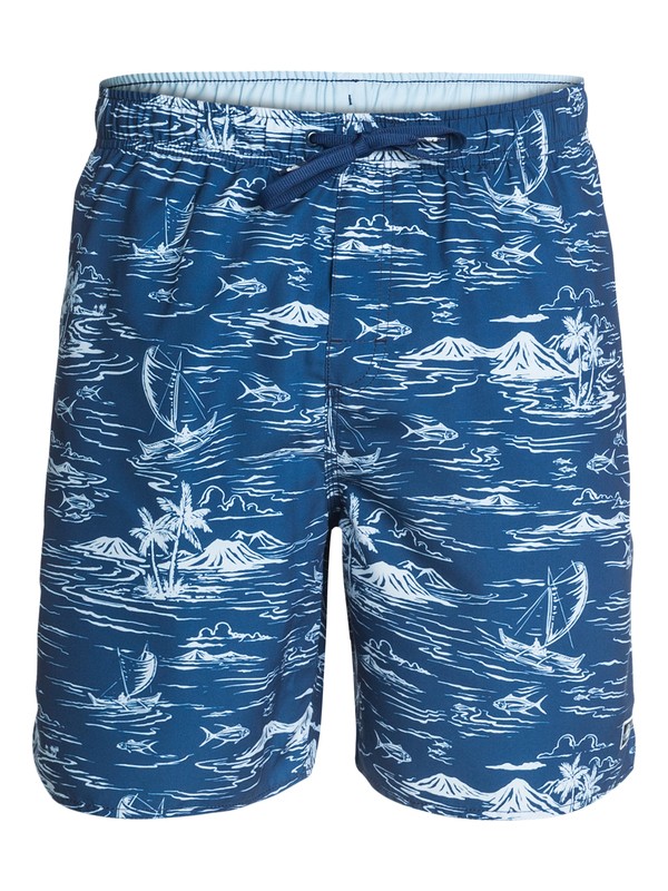 quiksilver, Men's Seanic Volleys, INDIGO (bqp0) 0 Men's Seanic Volleys AQMJV03014 Quiksilver