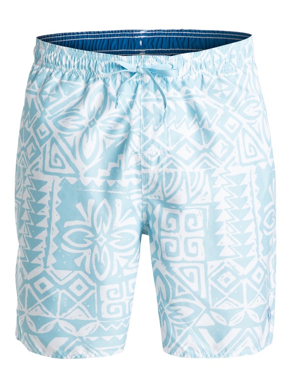 quiksilver, Men's Starbird 18" Volley Boardshorts, CRYSTAL BLUE (bfa0) 0 Men's Starbird 18" Volley Boardshorts AQMJV03022 Quiksilver