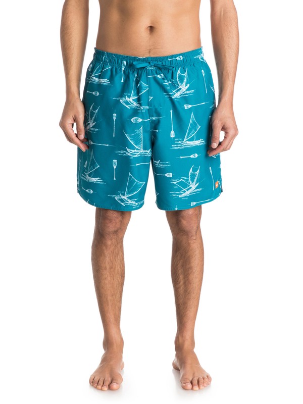 quiksilver, Men's Halawa Volley Boardshorts, CELESTIAL (brj0) 0 Men's Halawa Volley Boardshorts AQMJV03032 Quiksilver