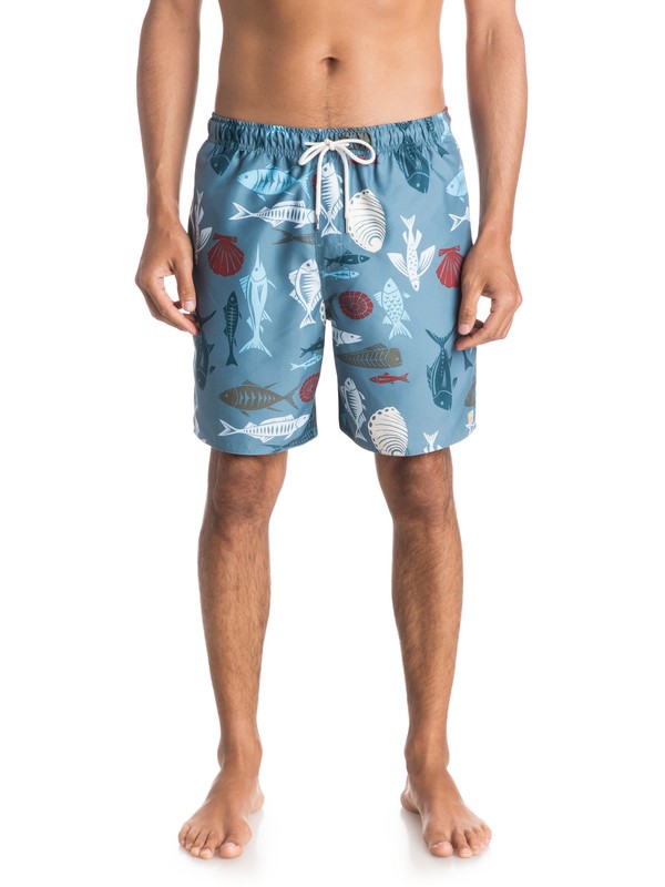 quiksilver, Mens Mid Mod 18" Volley Boardshorts, PROVENCIAL (blm0) 0 Mens Mid Mod 18" Volley Boardshorts AQMJV03036 Quiksilver