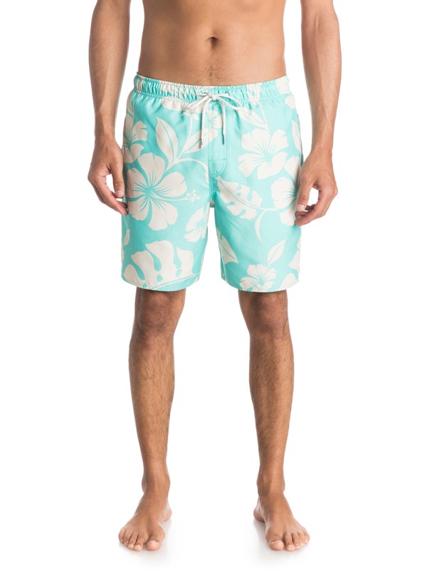 quiksilver, Mens Nassau 18" Volley Boardshorts, POOL BLUE (bhf0) 0 Mens Nassau 18" Volley Boardshorts AQMJV03038 Quiksilver
