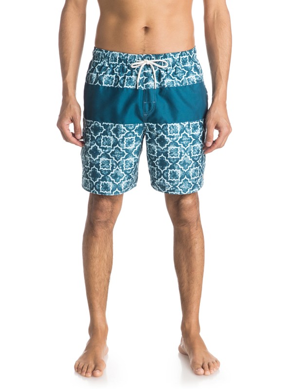 quiksilver, Waterman Sedona 18" Volley Boardshorts, MOROCCO BLUE (bsg0) 0 Waterman Sedona 18" Volley Boardshorts AQMJV03050 Quiksilver
