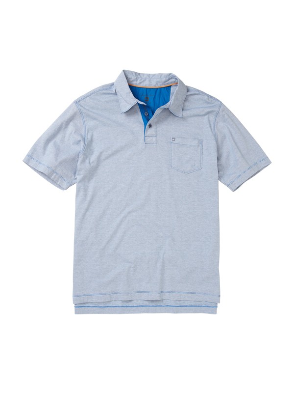 quiksilver, Men's Strolo Knit Polo, LAKE (bqp0) 0 Men's Strolo Knit Polo AQMKT00013 Quiksilver