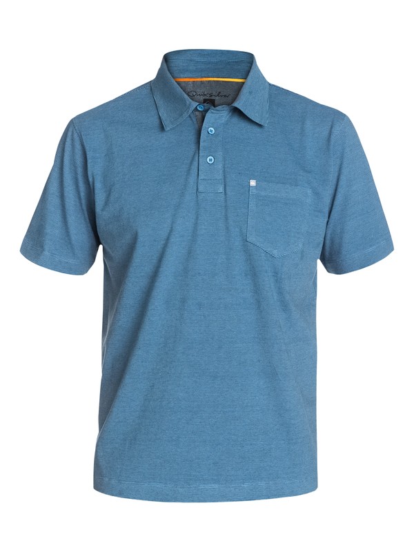 quiksilver, Men's Strolo Polo Shirt, WAVE (bll0) 0 Men's Strolo Polo Shirt AQMKT03017 Quiksilver