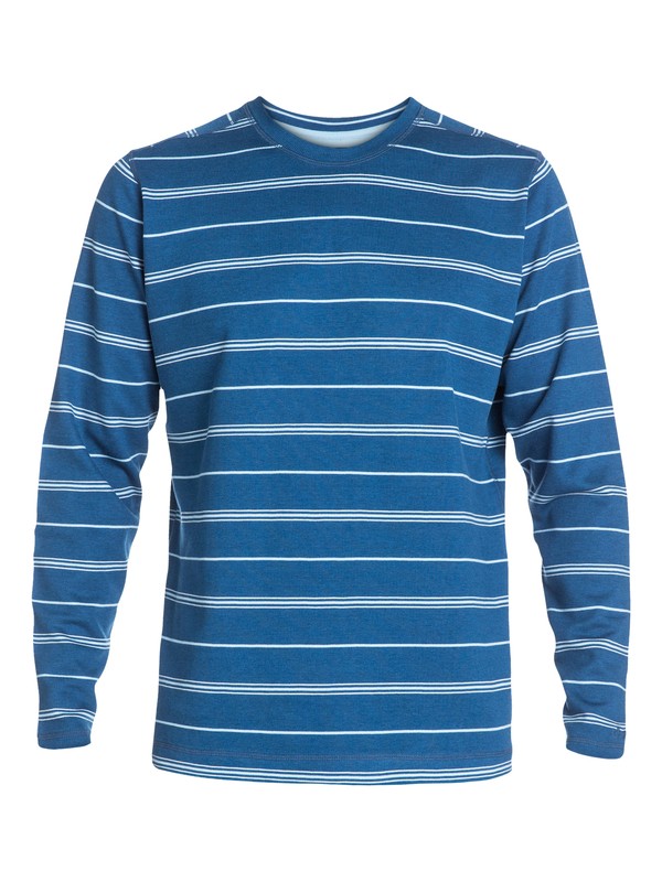 quiksilver, Mens Shoreside Long Sleeve, INDIGO (bqp0) 0 Mens Shoreside Long Sleeve AQMKT03018 Quiksilver