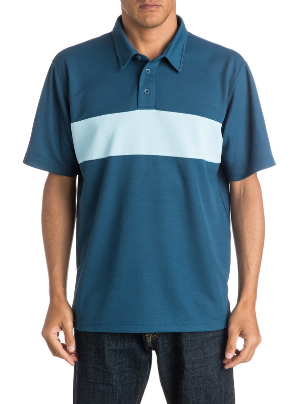 quiksilver, Mens Comeback Polo Shirt, SCUBA (brd0) 0 Mens Comeback Polo Shirt AQMKT03035 Quiksilver