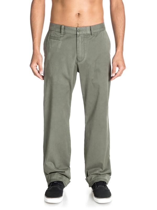 quiksilver, Men's Brizzie Chino Pants, GRAPE LEAF (cre0) 0 Men's Brizzie Chino Pants AQMNP03010 Quiksilver