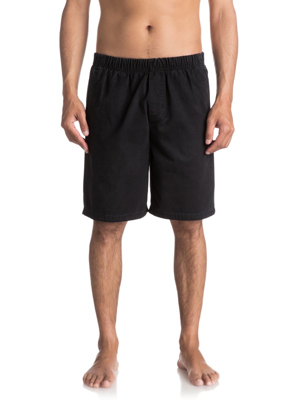 quiksilver, Waterman Cabo Shorts, BLACK (kvj0) 0 Waterman Cabo Shorts Black AQMWS03018 Quiksilver