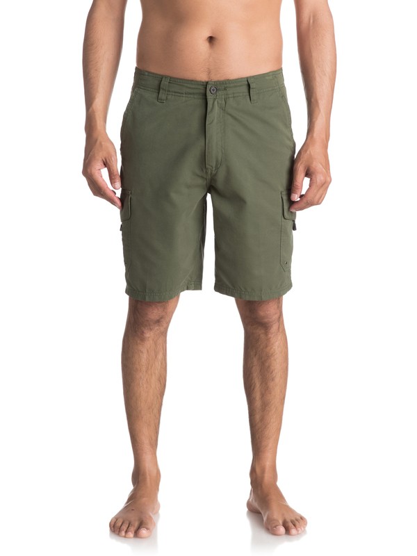 quiksilver, Waterman Maldive Chino Shorts, BEETLE (gqm0) 0 Waterman Maldive Chino Shorts Green AQMWS03043 Quiksilver