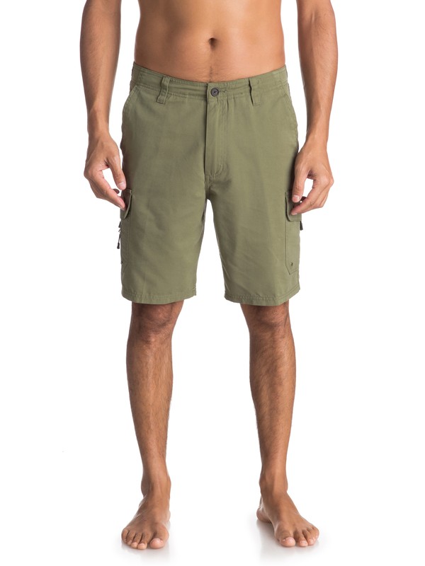 quiksilver, Waterman Maldive Chino Shorts, DEEP LICHEN GREEN (tpc0) 0 Waterman Maldive Chino Shorts Beige AQMWS03043 Quiksilver