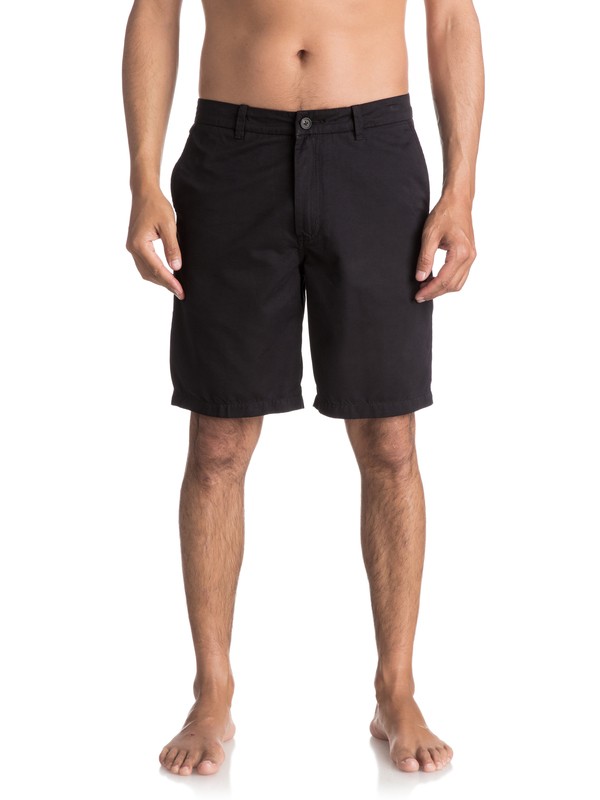 quiksilver, Waterman Maldive 20" Chino Shorts, BLACK (kvj0) 0 Waterman Maldive 20" Chino Shorts Black AQMWS03058 Quiksilver