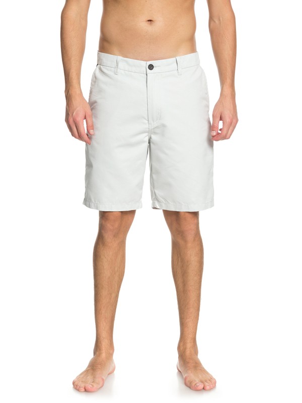 quiksilver, Waterman Maldive 20" Chino Shorts, HIGHRISE (sgr0) 0 Waterman Maldive 20" Chino Shorts Grey AQMWS03058 Quiksilver