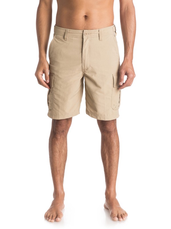 quiksilver, Waterman Skipper 20" Cargo Shorts, CHINCHILLA (tky0) 0 Waterman Skipper 20" Cargo Shorts AQMWS03066 Quiksilver