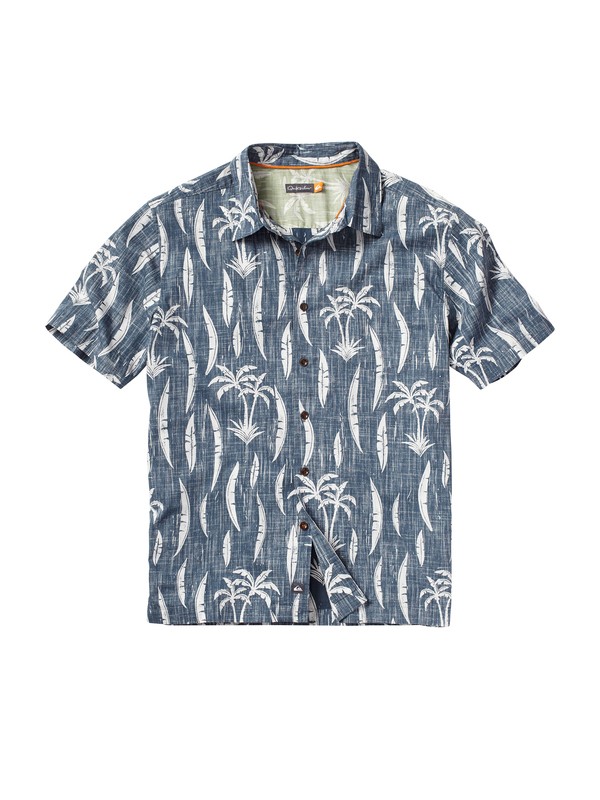 quiksilver, Men's Vagabundos Shirt, MIDNIGHT (bsl0) 0 Men's Vagabundos Shirt AQMWT00004 Quiksilver
