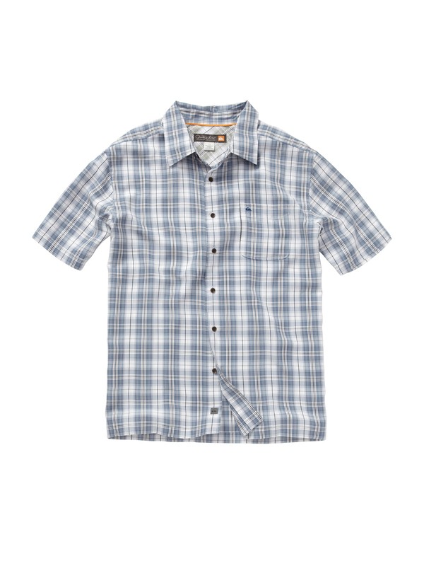 quiksilver, Men’s Punta Banco Short Sleeve Shirt, SCUBA (brd0) 0 Men’s Punta Banco Short Sleeve Shirt AQMWT00128 Quiksilver