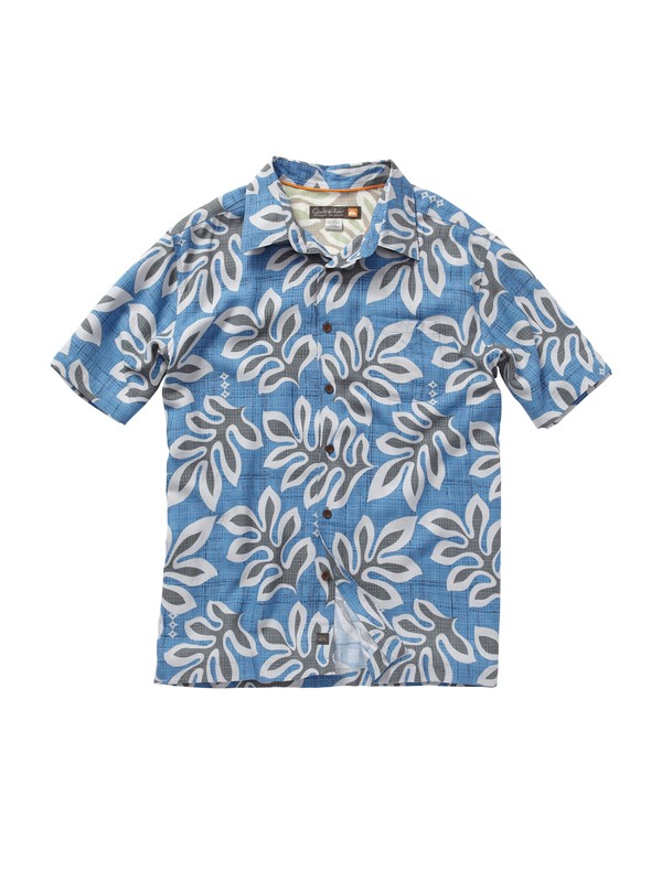 quiksilver, Men’s North Short Sleeve Shirt, LAKE (bqp0) 0 Men’s North Short Sleeve Shirt AQMWT00157 Quiksilver