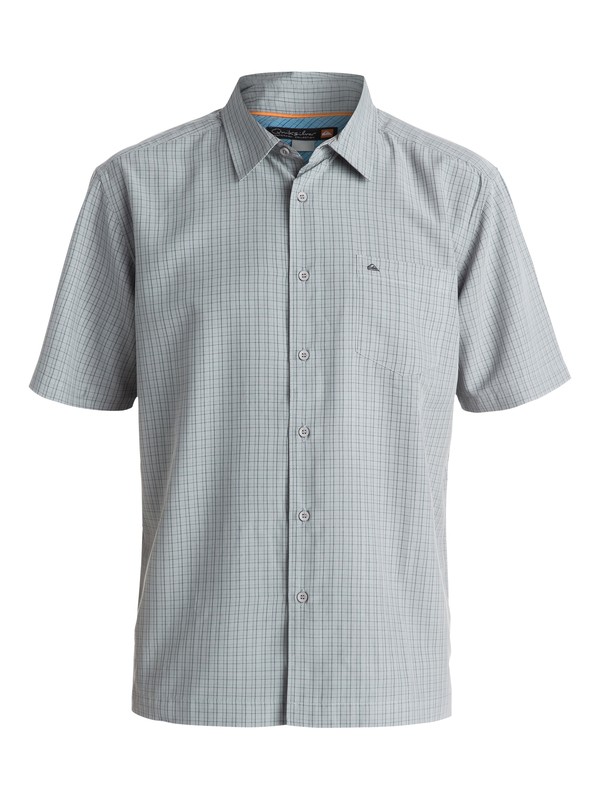 quiksilver, Men's Queensland Polynosic Shirt, ZINC (sjp0) 0 Men's Queensland Polynosic Shirt AQMWT03035 Quiksilver