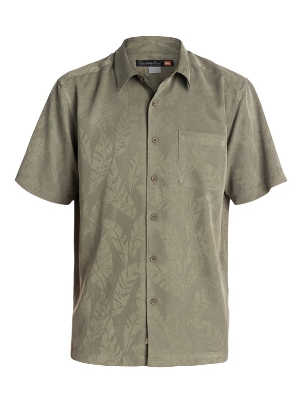 quiksilver, Men's Rockport Short Sleeve Shirt, GRAPE LEAF (cre0) 0 Men's Rockport Short Sleeve Shirt AQMWT03091 Quiksilver