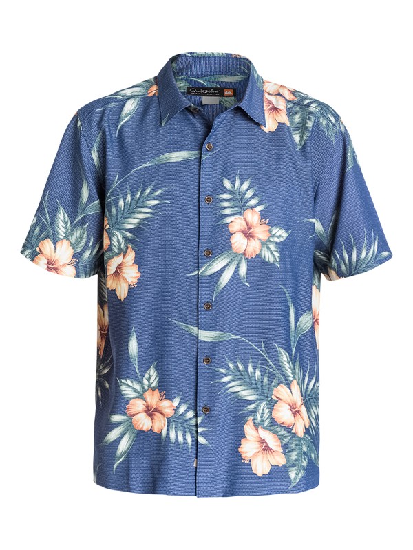 quiksilver, Camisa de Summerside - Hombre, ESTATE BLUE (bsw0) 0 Camisa de Summerside - Hombre AQMWT03099 Quiksilver