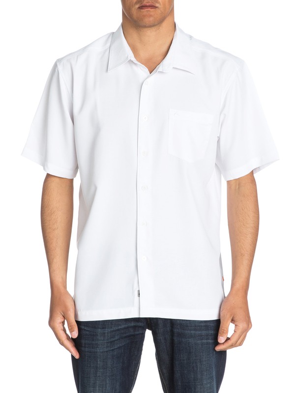 quiksilver, Waterman Clear Days Short Sleeve Shirt, WHITE (wbb0) 0 Waterman Clear Days Short Sleeve Shirt AQMWT03107 Quiksilver