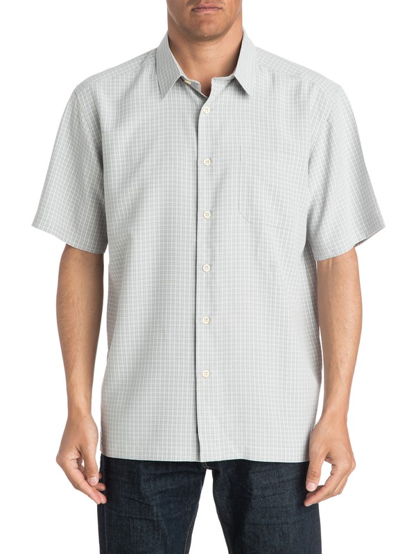 quiksilver, Waterman Buoy - Short Sleeve Shirt, HIGHRISE (sgr0) 0 Waterman Buoy - Short Sleeve Shirt AQMWT03166 Quiksilver