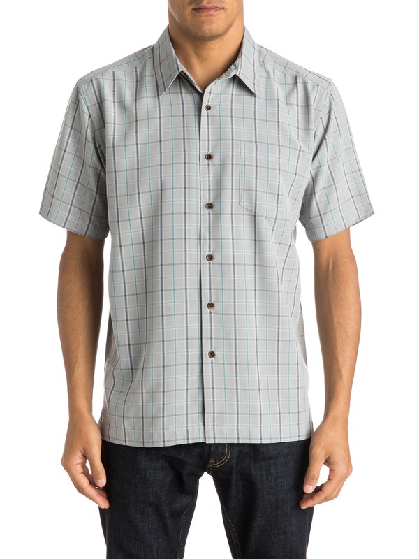 quiksilver, Waterman Malindi - Short Sleeve Shirt, WILD DOVE (sla0) 0 Waterman Malindi - Short Sleeve Shirt AQMWT03198 Quiksilver