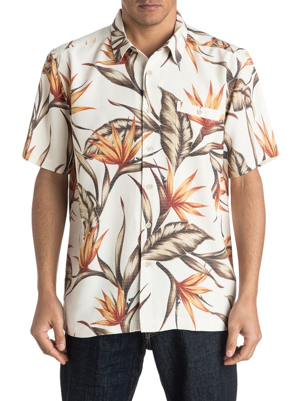 quiksilver, Waterman Good Spirits Short Sleeve Shirt, PRISTINE (wcb0) 0 Waterman Good Spirits Short Sleeve Shirt AQMWT03289 Quiksilver