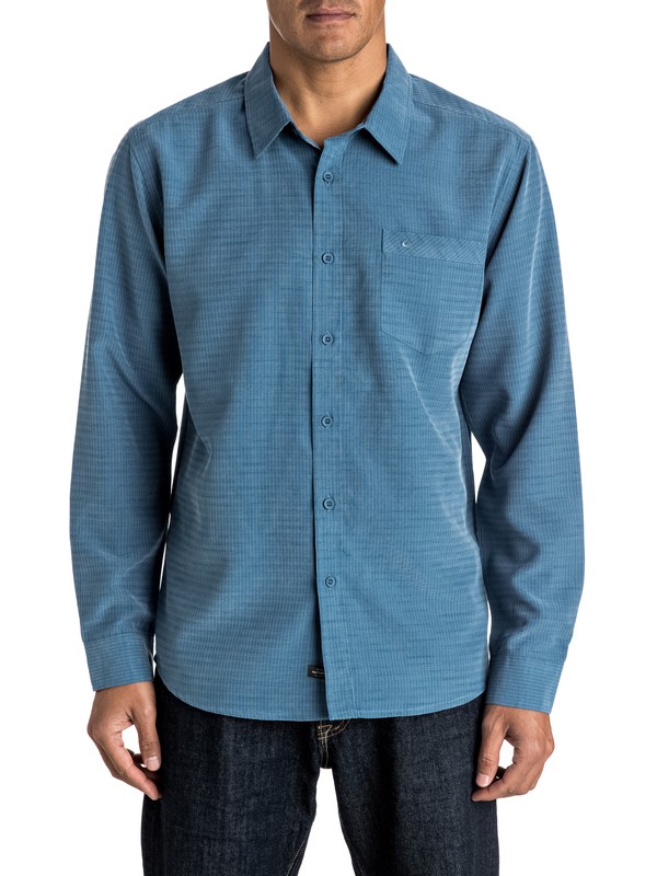 quiksilver, Waterman Centinela - Long Sleeve Shirt for Men, LEGION BLUE (bsk0) 0 Waterman Centinela - Long Sleeve Shirt for Men AQMWT03307 Quiksilver