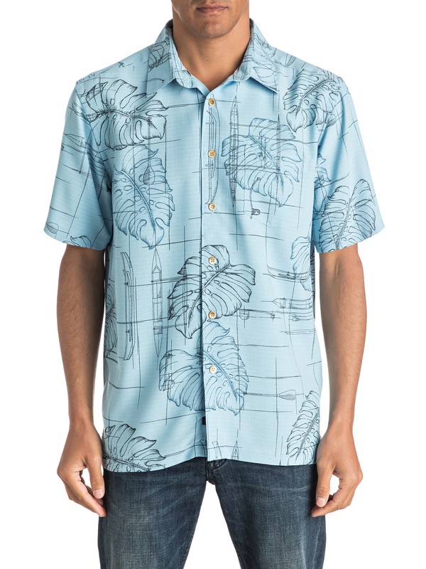 Waterman Big Kine - Short Sleeve Shirt AQMWT03320 0 Waterman Big Kine - Short Sleeve Shirt AQMWT03320 Quiksilver