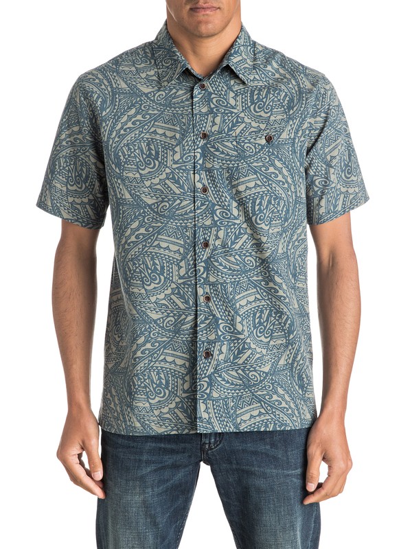 quiksilver, Waterman Big Cruiser - Camicia a maniche corte, SHADOW (gjk0) 0 Waterman Big Cruiser - Camicia a maniche corte AQMWT03325 Quiksilver