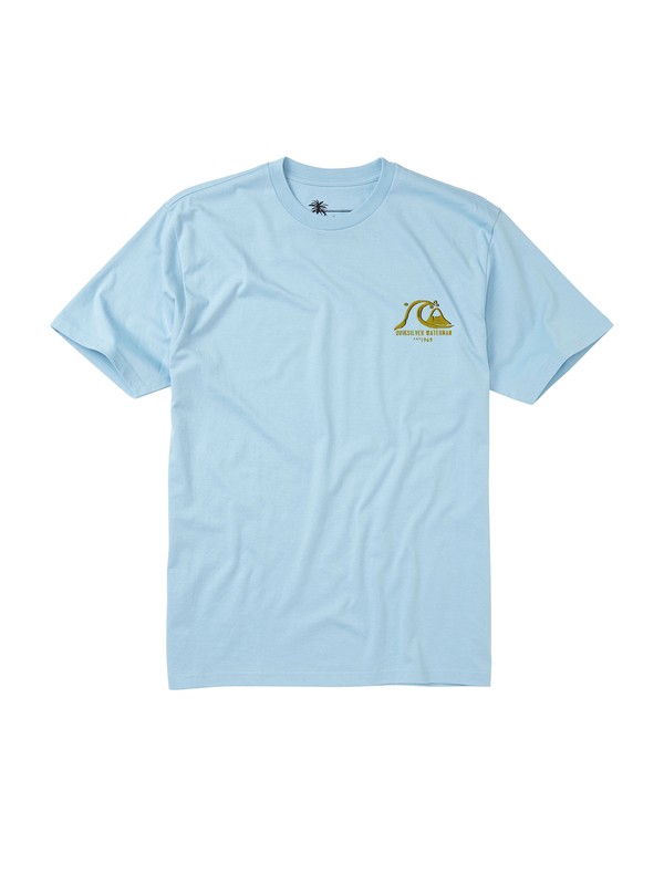 quiksilver, Men's Snapper Time T-Shirt, TILE (bgc0) 0 Men's Snapper Time T-Shirt AQMZT00064 Quiksilver