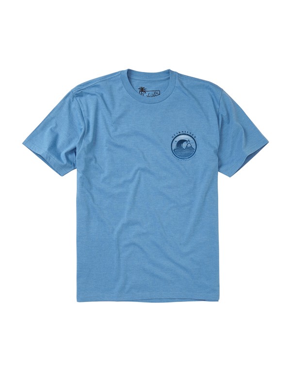 quiksilver, Men’s Solid State T-Shirt, WAVE HEATHER (bllh) 0 Men’s Solid State T-Shirt AQMZT00091 Quiksilver