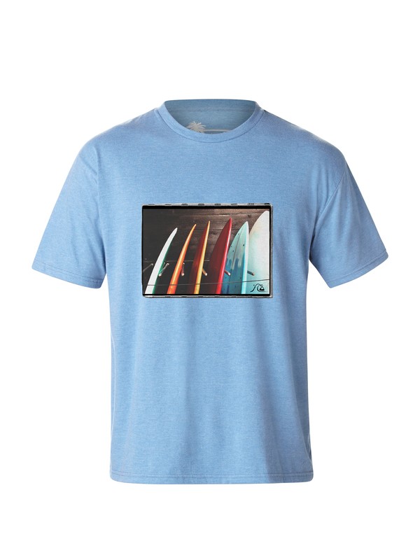quiksilver, Men's Weekenders T-Shirt, WATERFALL HEATHER (bjlh) 0 Men's Weekenders T-Shirt AQMZT03002 Quiksilver