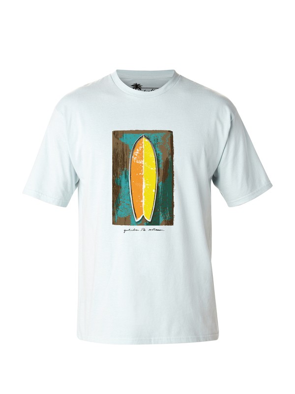 quiksilver, Men's Little Zuma T-Shirt, BIONIC BLUE (bjp0) 0 Men's Little Zuma T-Shirt AQMZT03008 Quiksilver
