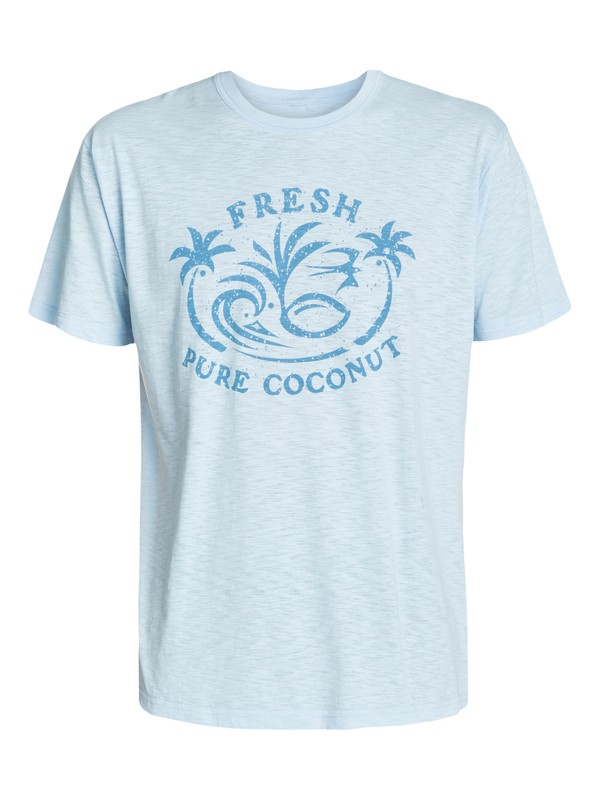 quiksilver, Men's Young Coconut T-Shirt, ISLAND (bfg0) 0 Men's Young Coconut T-Shirt AQMZT03032 Quiksilver