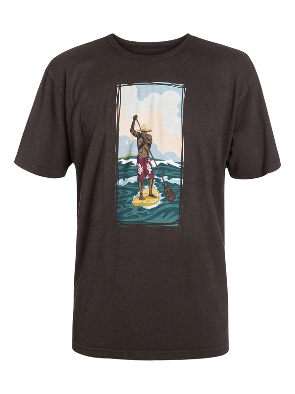 quiksilver, Men's Paddler T-Shirt, BARK (kqy0) 0 Men's Paddler T-Shirt AQMZT03034 Quiksilver