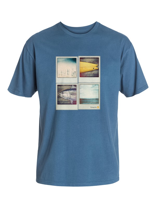 quiksilver, Men's Out And Out T-Shirt, SCUBA (brd0) 0 Men's Out And Out T-Shirt AQMZT03042 Quiksilver