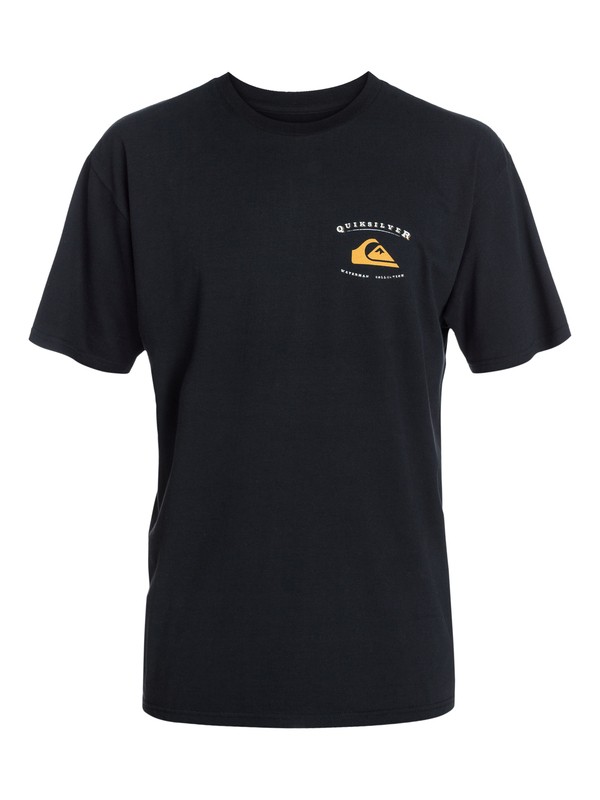 quiksilver, Men's Back Stroke T-Shirt, BLACK (kvj0) 0 Men's Back Stroke T-Shirt AQMZT03043 Quiksilver