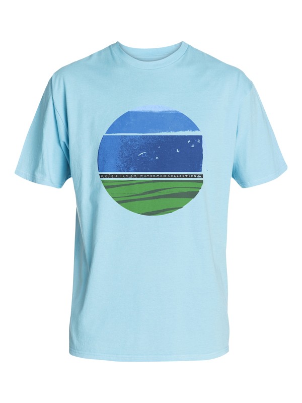quiksilver, Men's Shoreline T-Shirt, AZURE (bgr0) 0 Men's Shoreline T-Shirt AQMZT03048 Quiksilver