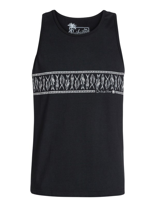 quiksilver, Men's Fishsticks Tank, BLACK (kvj0) 0 Men's Fishsticks Tank AQMZT03058 Quiksilver